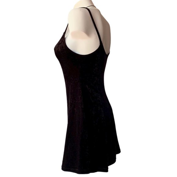 Vintage Cosabella crushed velvet fit & flare slip dress -size M - Picture 3 of 6